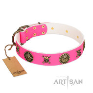 FDT Artisan collar デザインされている本革製首輪 FDT Artisan collar デザインされている本革製首輪