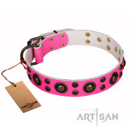 FDT Artisan "Pink of Perfection" ピンク染めシェパード 首輪 FDT Artisan "Pink of Perfection" ピンク染めシェパード 首輪