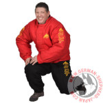 犬訓練士　防御スーツ　軽量　赤い色　IGP訓練試験にぴったり